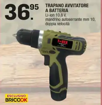 Brico OK TRAPANO AVVITATORE A BATTERIA offerta