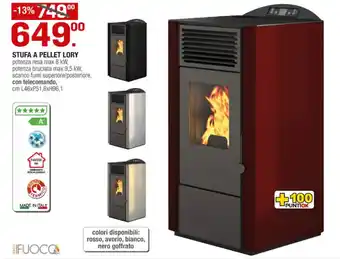 Brico OK STUFA A PELLET LORY offerta