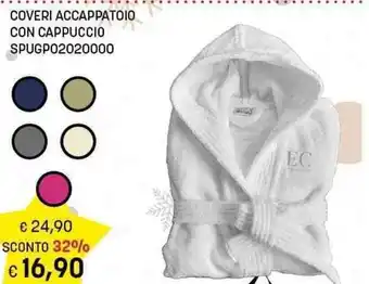 Risparmio Casa COVERI ACCAPPATOIO CON CAPPUCCIO SPUGP02020000 offerta