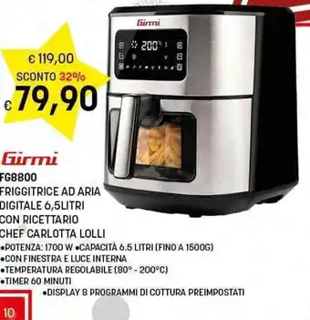 Risparmio Casa Girmi FG8800 offerta