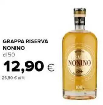 Oasi GRAPPA RISERVA NONINO cl 50 offerta