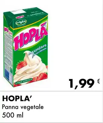 Iper Tosano HOPLA' Panna vegetale 500 ml offerta