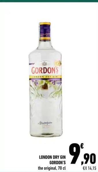 Conad Superstore LONDON DRY GIN GORDON'S the original, 70 cl offerta