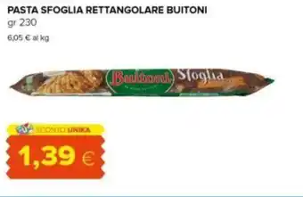 Oasi PASTA SFOGLIA RETTANGOLARE BUITONI gr 230 offerta