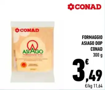 Conad Superstore FORMAGGIO ASIAGO DOP CONAD 300 g offerta