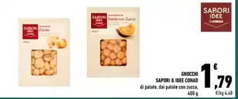 Conad Superstore GNOCCHI SAPORI & IDEE CONAD di patate, dai patate con zucca, 400 g offerta
