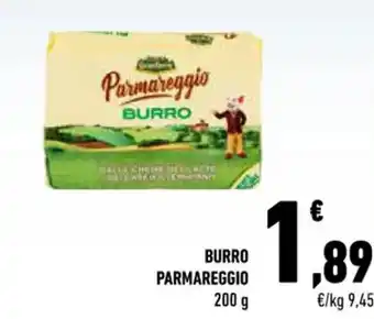 Conad Superstore BURRO PARMAREGGIO 200 g offerta