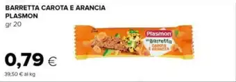 Oasi BARRETTA CAROTA E ARANCIA PLASMON gr 20 offerta