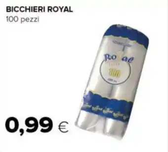 Oasi BICCHIERI ROYAL 100 pezzi offerta