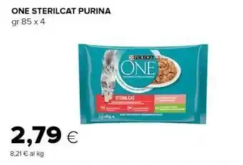 Oasi ONE STERILCAT PURINA gr 85 x 4 offerta