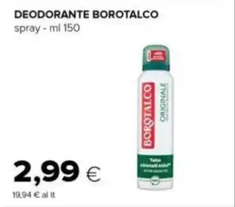 Oasi DEODORANTE BOROTALCO spray - ml 150 offerta