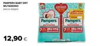 Oasi PAMPERS BABY DRY MUTANDINO pacco doppio offerta