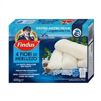 Mercati di Città La Prima FINDUS FIORI DI MERLUZZO 300 GR offerta