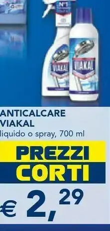 Esselunga Viakal Anticalcare Liquido offerta