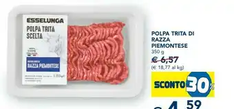 Esselunga Esselunga Polpa Trita Di Razza Piemontese offerta