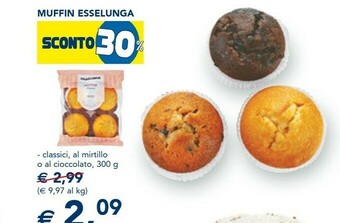 Esselunga Muffin offerta
