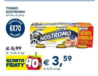 Nostromo Tonno All'Olio Di Oliva