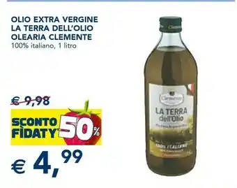 Esselunga Olearia Clemente Olio Extra Vergine La Terra Dell'olio offerta
