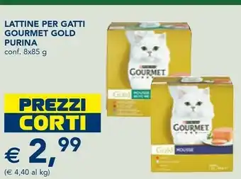 Esselunga Purina Gourmet Gold Lattine Per Gatti 85 G offerta