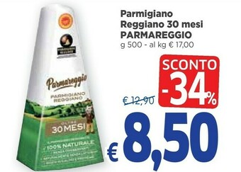 Famila Parmareggio Parmigiano Reggiano 30 Mesi 500 G(ml) offerta