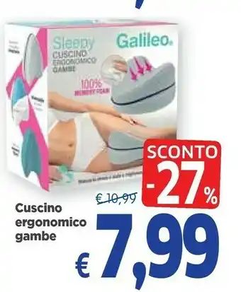 Galileo Cuscino Ergonomico Gambe