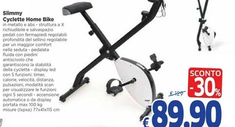Slimmy Cyclette Home Bike