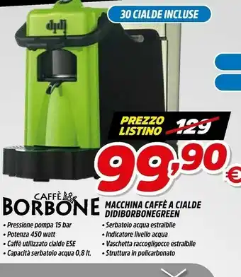 Caffe borbone Macchina Caffe A Cialde Didi Borbone Green