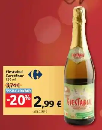 Carrefour Iper Fiestabul Carrefour 750 ml offerta