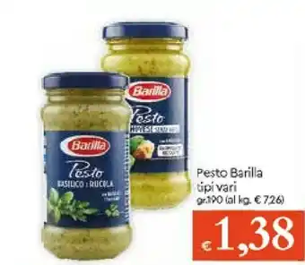 Galassia Barilla Pesto offerta