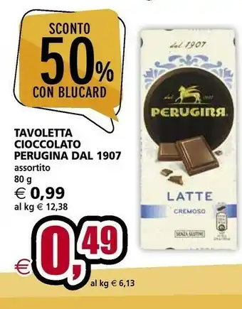 Il Gigante Perugina Tablò Latte Cremoso 80 G(ml) offerta