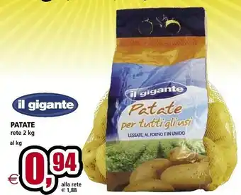Il Gigante Il Gigante Patate Rete offerta
