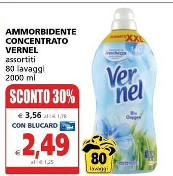 Vernel Ammorbidente Concentrato