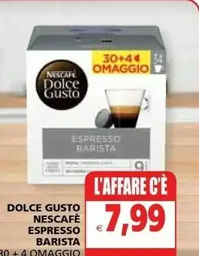 Il Gigante Nescafé Dolce Gusto Espresso Barista Magnum Capsule Caffè 30 Pezzo(i) offerta