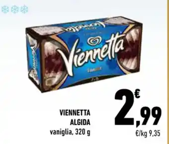Conad Superstore VIENNETTA ALGIDA vaniglia, 320 g offerta