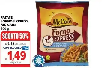 Il Gigante Mccain Forno Express 500 G(ml) offerta