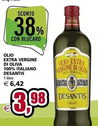 Il Gigante Desantis Olio Extra Vergine Di Oliva 100% Italiano offerta