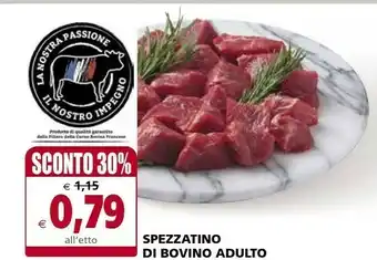 Il Gigante Spezzatino Di Bovino Adulto offerta