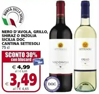 Il Gigante Settesoli - Inzolia Sicilia DOC 750 G(ml) offerta