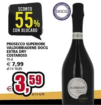Il Gigante Costaross Prosecco Superiore Valdobbiadene DOCG offerta