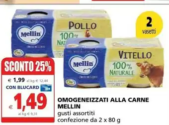 Il Gigante Mellin Brodo Con Carne Di Pollo 80 G(ml) offerta