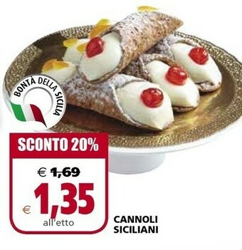 Il Gigante Cannoli Siciliani offerta