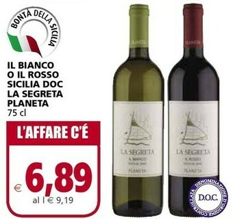 Il Gigante Planeta Il Bianco Sicilia DOC La Segreta offerta