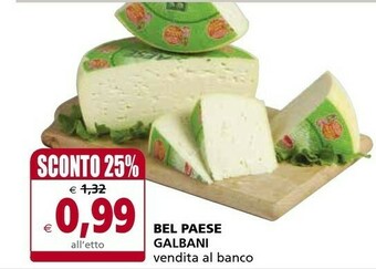 Il Gigante Galbani Bel Paese offerta