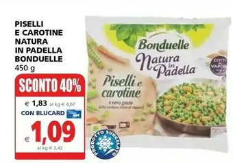Bonduelle Natura In Padella Piselli E Carotine 450 G(ml)
