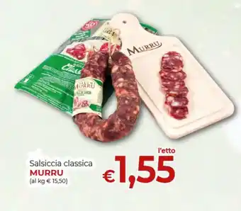 Supermercati Nonna Isa Salsiccia classica MURRU offerta