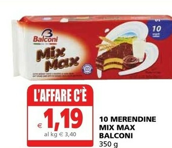 Il Gigante Balconi Mix Max 350 G(ml) offerta