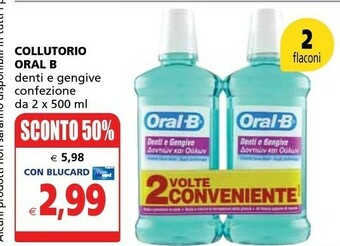 Il Gigante Oral b Collutorio Denti E Gengive offerta