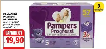 Il Gigante Pampers Pannolini Progressi offerta