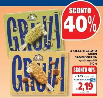 Il Gigante Sammontana 4 Stecchi Gelato Gruvi offerta