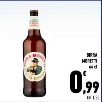 Conad Superstore BIRRA MORETTI 66 cl offerta